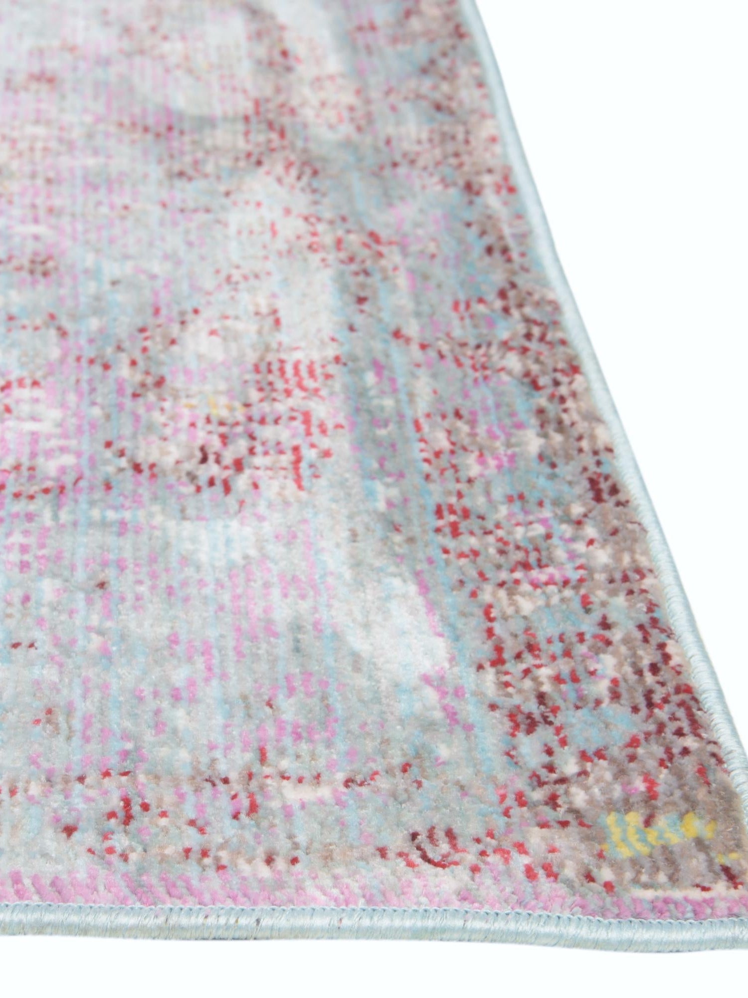 Blue 7' 1 x 10' Austin Rectangle Area Rug 100% Polyester Durable Cotton Backing Living Dining Room Bedroom Office Vintage Decor Carpet for Sale at Rug Engine