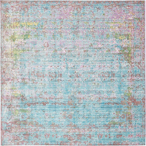 Blue 8' x 8' Austin Square Rug