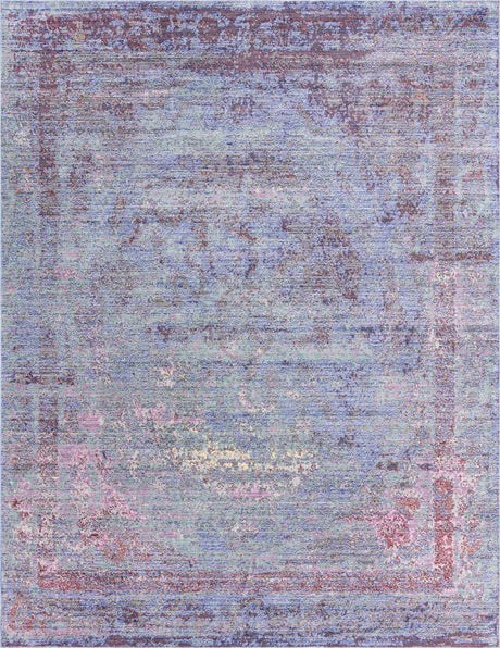 Violet 9' x 12' 2 Austin Rectangle Area Rug 100% Polyester Durable Cotton Backing Living Dining Room Bedroom Office Vintage Decor Carpet for Sale at Rug Engine