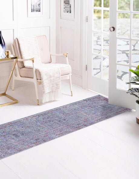 Violet 2' 7 x 9' 10 Austin Runner Area Rug 100% Polyester Durable Cotton Backing Living Dining Room Bedroom Office Vintage Decor Carpet for Sale at Rug Engine