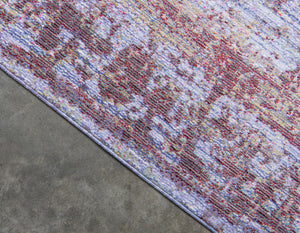 Violet 2' 7 x 9' 10 Austin Runner Area Rug 100% Polyester Durable Cotton Backing Living Dining Room Bedroom Office Vintage Decor Carpet for Sale at Rug Engine