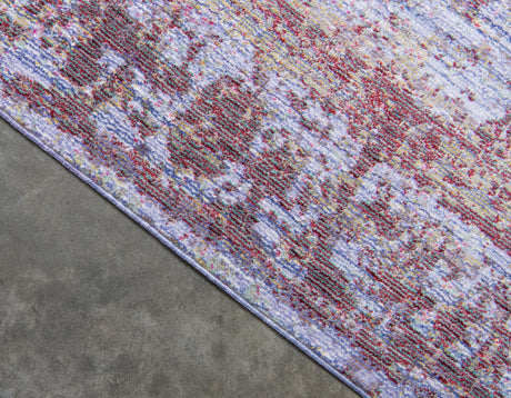 Violet 9' x 12' 2 Austin Rectangle Area Rug 100% Polyester Durable Cotton Backing Living Dining Room Bedroom Office Vintage Decor Carpet for Sale at Rug Engine