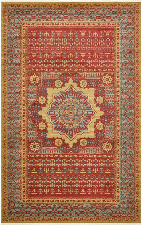 Red 10' 6 x 16' 5 Palace Rectangle Area Rug