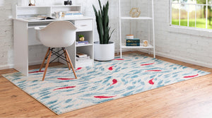 Beige 9' x 12' 2 Positano Rectangle Area Rug Coastal Marine Beach Design Carpet for Modern Living Rooms, Dining, Bedroom, Office for Sale at Rug Engine