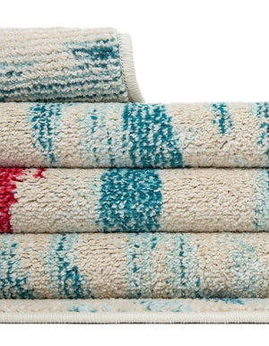 Beige 9' x 12' 2 Positano Rectangle Area Rug Coastal Marine Beach Design Carpet for Modern Living Rooms, Dining, Bedroom, Office for Sale at Rug Engine