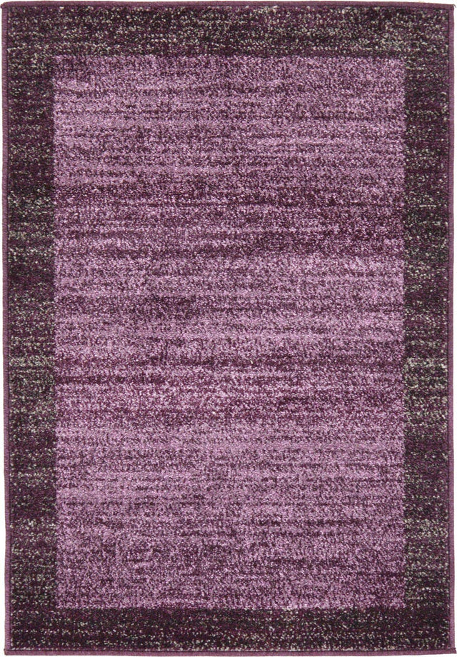 Violet 2' x 3' 1 Del Mar Rectangle Area Rug 100% Polypropylene Easy Clean Stain Resistant Vivid Modern Carpet Mat for Home Decor Interior Designing for Sale at Rug Engine