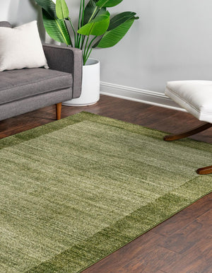 Light Green 4' 1 x 6' 1 Del Mar Rectangle Area Rug 100% Polypropylene Easy Clean Stain Resistant Vivid Modern Carpet Mat for Home Decor Interior Designing for Sale at Rug Engine