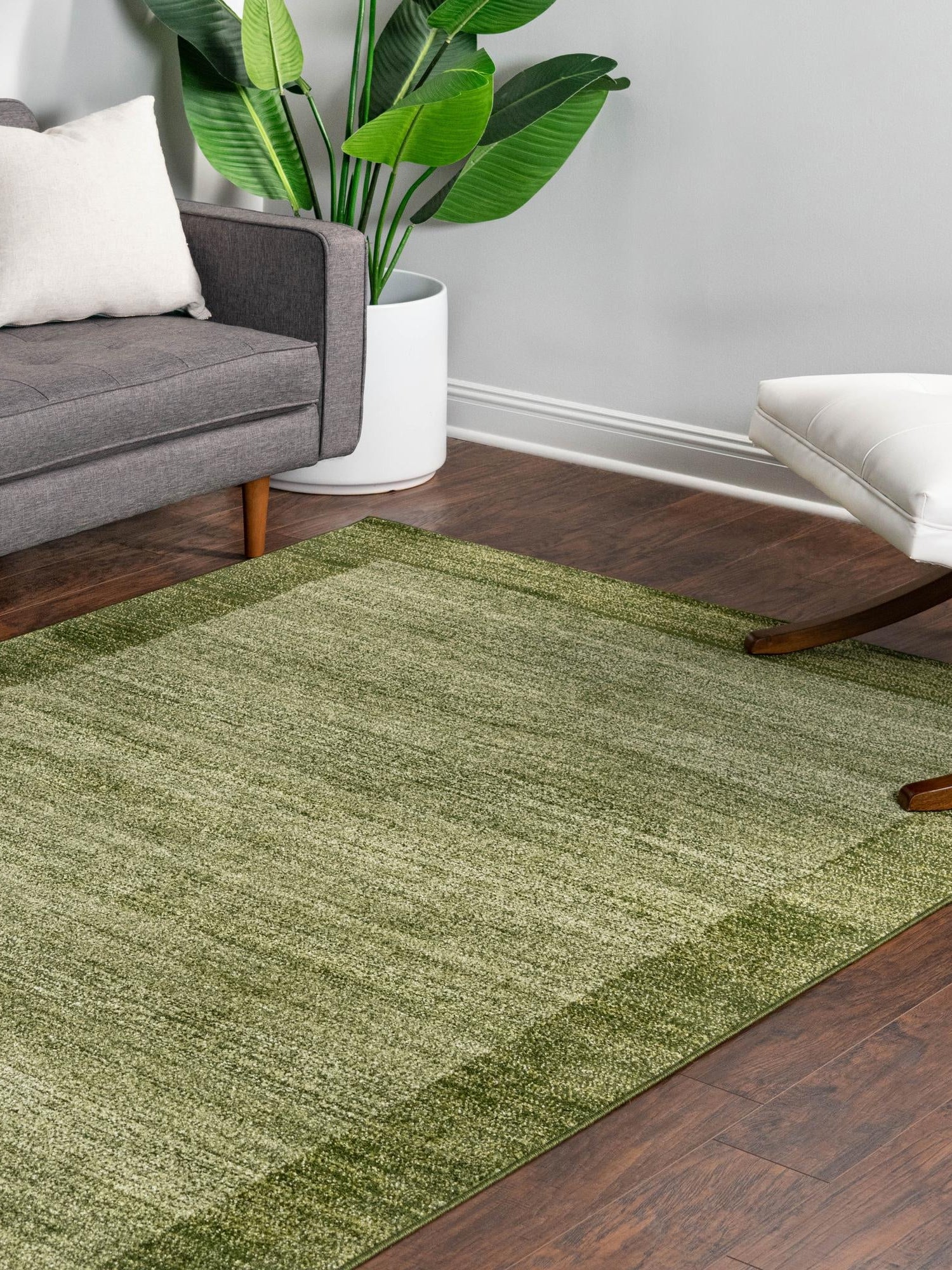 Light Green 10' x 13' 1 Del Mar Rectangle Area Rug 100% Polypropylene Easy Clean Stain Resistant Vivid Modern Carpet Mat for Home Decor Interior Designing for Sale at Rug Engine