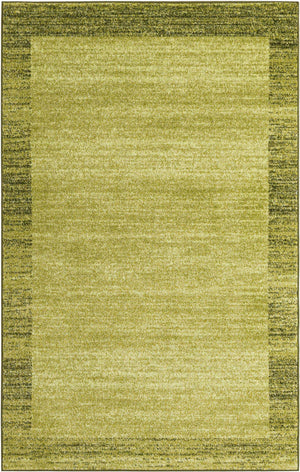 Light Green 5' 3 x 8' Del Mar Rectangle Area Rug 100% Polypropylene Easy Clean Stain Resistant Vivid Modern Carpet Mat for Home Decor Interior Designing for Sale at Rug Engine