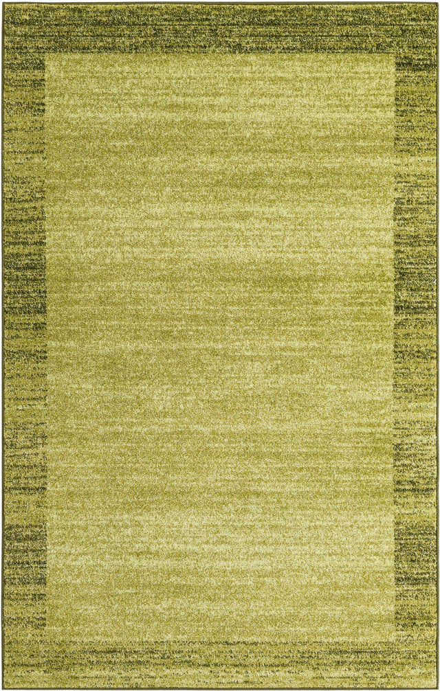 Light Green 5' 3 x 8' Del Mar Rectangle Area Rug 100% Polypropylene Easy Clean Stain Resistant Vivid Modern Carpet Mat for Home Decor Interior Designing for Sale at Rug Engine