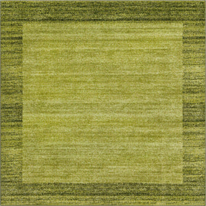 Light Green 7' 10 x 7' 10 Del Mar Square Area Rug 100% Polypropylene Easy Clean Stain Resistant Vivid Modern Carpet Mat for Home Decor Interior Designing for Sale at Rug Engine