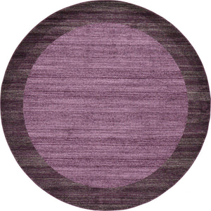 Violet 7' 10 x 7' 10 Del Mar Round Area Rug 100% Polypropylene Easy Clean Stain Resistant Vivid Modern Carpet Mat for Home Decor Interior Designing for Sale at Rug Engine