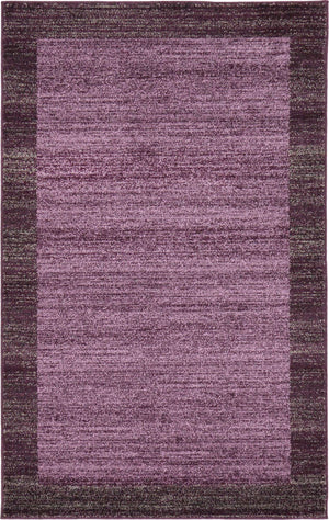 Violet 3' 1 x 5' 3 Del Mar Rectangle Area Rug 100% Polypropylene Easy Clean Stain Resistant Vivid Modern Carpet Mat for Home Decor Interior Designing for Sale at Rug Engine