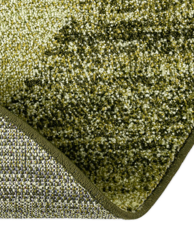 Light Green 4' 1 x 4' 1 Del Mar Round Area Rug 100% Polypropylene Easy Clean Stain Resistant Vivid Modern Carpet Mat for Home Decor Interior Designing for Sale at Rug Engine
