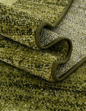 Light Green 4' 1 x 4' 1 Del Mar Round Area Rug 100% Polypropylene Easy Clean Stain Resistant Vivid Modern Carpet Mat for Home Decor Interior Designing for Sale at Rug Engine