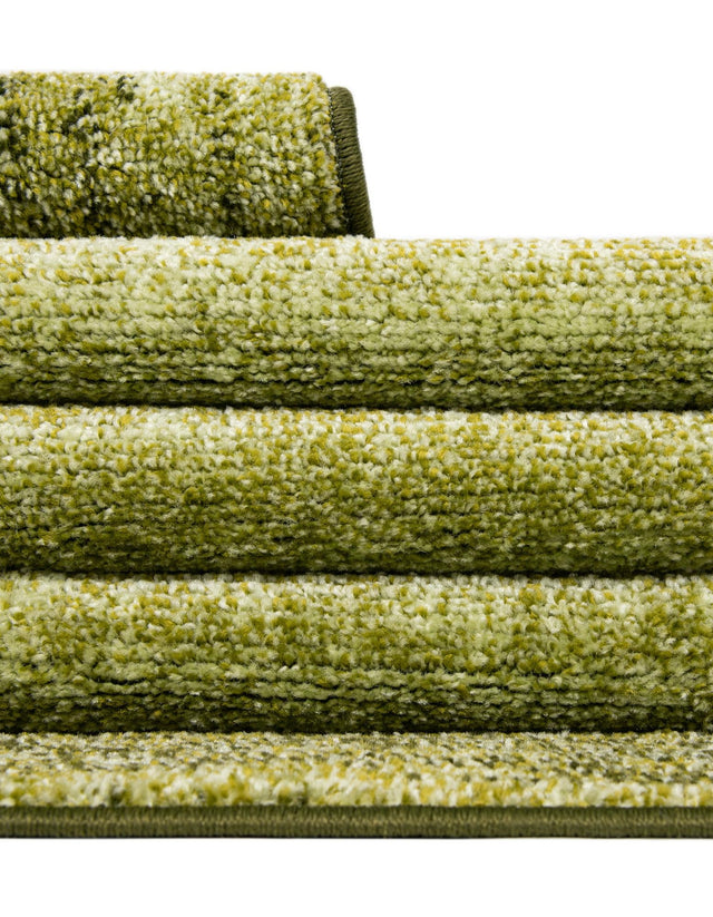 Light Green 4' 1 x 4' 1 Del Mar Round Area Rug 100% Polypropylene Easy Clean Stain Resistant Vivid Modern Carpet Mat for Home Decor Interior Designing for Sale at Rug Engine