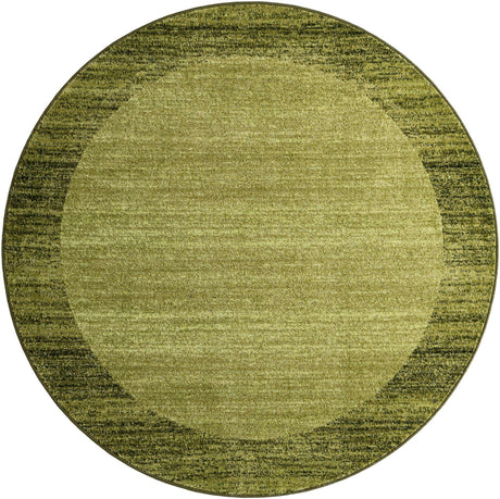 Light Green 6' 1 x 6' 1 Del Mar Round Area Rug 100% Polypropylene Easy Clean Stain Resistant Vivid Modern Carpet Mat for Home Decor Interior Designing for Sale at Rug Engine