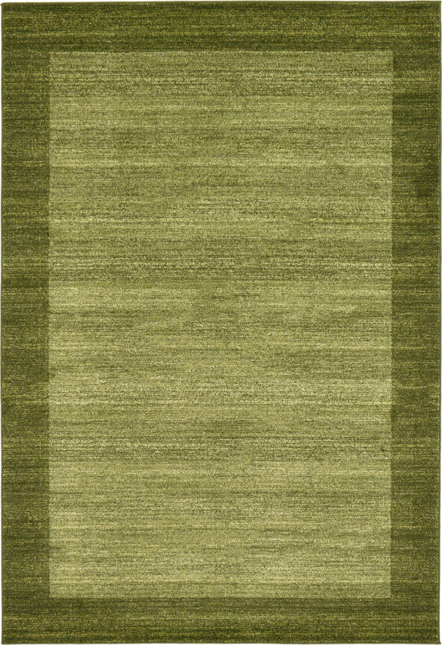 Light Green 6' 1 x 9' Del Mar Rectangle Area Rug 100% Polypropylene Easy Clean Stain Resistant Vivid Modern Carpet Mat for Home Decor Interior Designing for Sale at Rug Engine