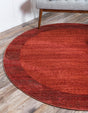 Terracotta 7' 10 x 7' 10 Del Mar Round Area Rug 100% Polypropylene Easy Clean Stain Resistant Vivid Modern Carpet Mat for Home Decor Interior Designing for Sale at Rug Engine