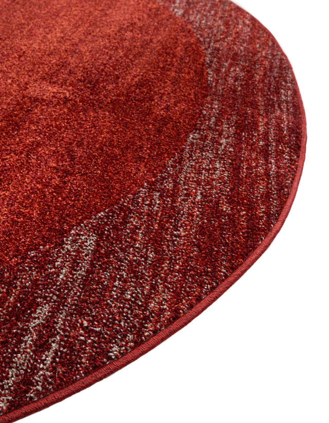 Terracotta 4' 1 x 4' 1 Del Mar Round Area Rug 100% Polypropylene Easy Clean Stain Resistant Vivid Modern Carpet Mat for Home Decor Interior Designing for Sale at Rug Engine