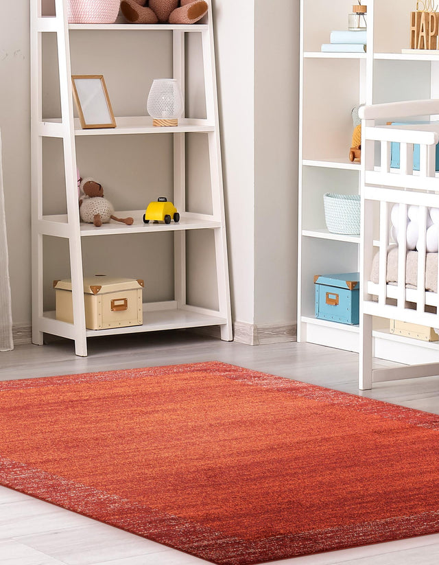 Terracotta 2' x 3' 1 Del Mar Rectangle Area Rug 100% Polypropylene Easy Clean Stain Resistant Vivid Modern Carpet Mat for Home Decor Interior Designing for Sale at Rug Engine