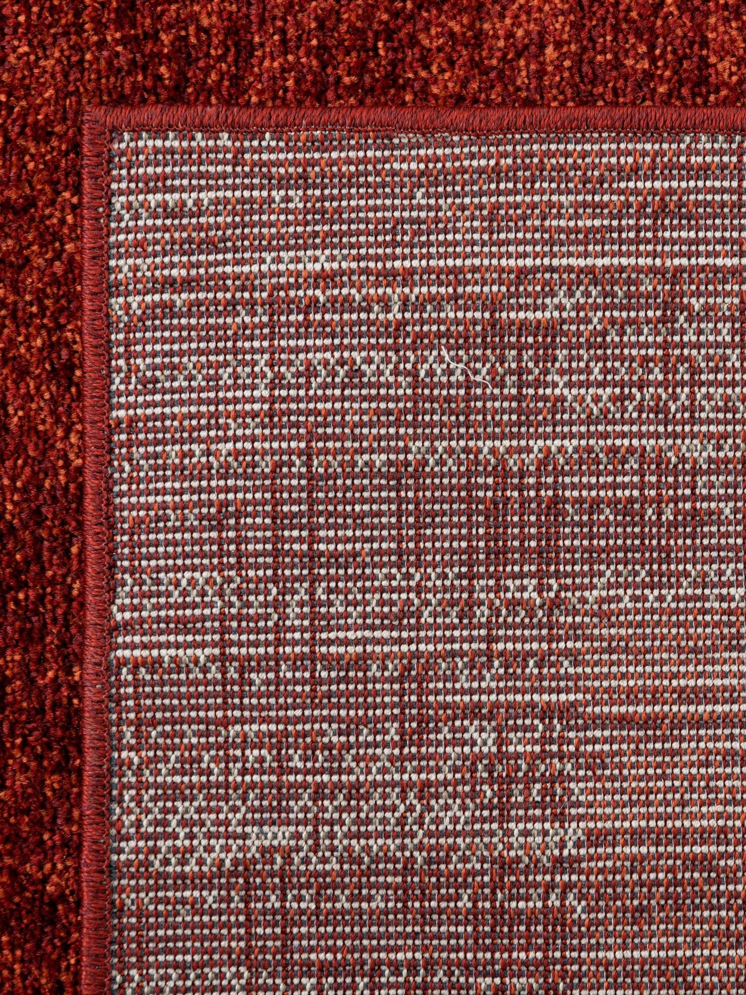 Terracotta 2' x 6' 1 Del Mar Runner Area Rug 100% Polypropylene Easy Clean Stain Resistant Vivid Modern Carpet Mat for Home Decor Interior Designing for Sale at Rug Engine