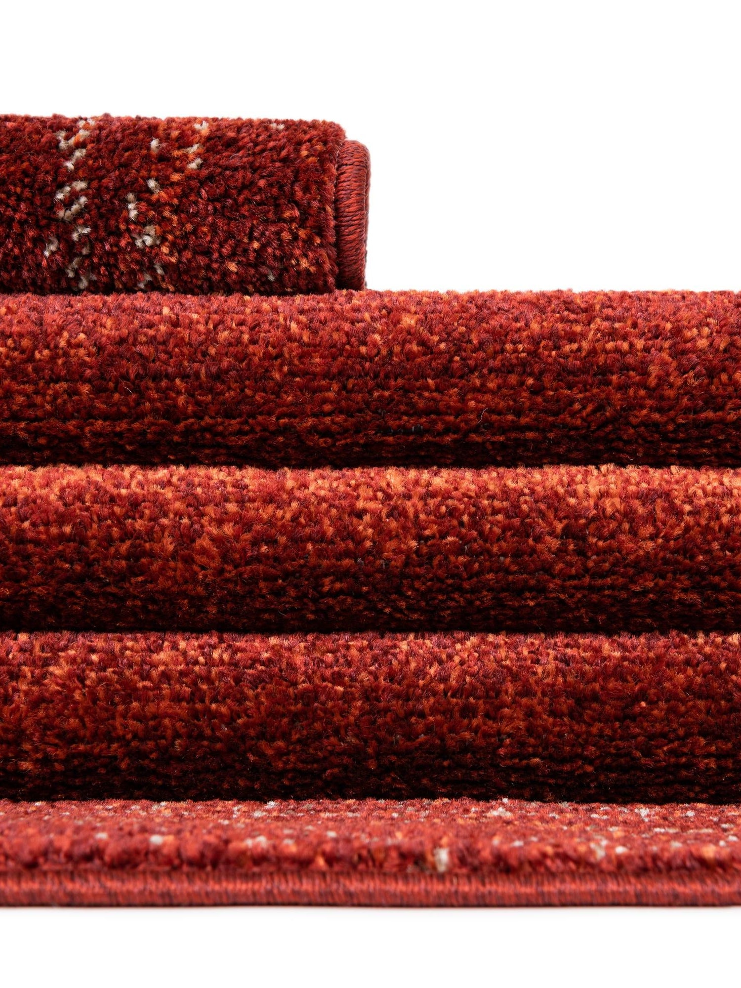 Terracotta 2' x 6' 1 Del Mar Runner Area Rug 100% Polypropylene Easy Clean Stain Resistant Vivid Modern Carpet Mat for Home Decor Interior Designing for Sale at Rug Engine
