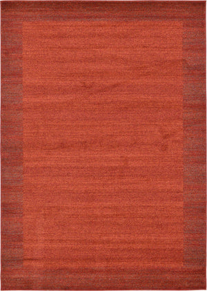 Terracotta 7' 1 x 10' Del Mar Rectangle Area Rug 100% Polypropylene Easy Clean Stain Resistant Vivid Modern Carpet Mat for Home Decor Interior Designing for Sale at Rug Engine