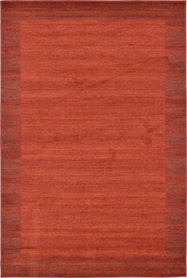 Terracotta 6' 1 x 9' Del Mar Rectangle Area Rug 100% Polypropylene Easy Clean Stain Resistant Vivid Modern Carpet Mat for Home Decor Interior Designing for Sale at Rug Engine