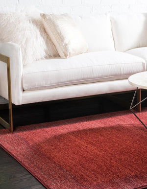 Terracotta 7' 10 x 7' 10 Del Mar Square Area Rug 100% Polypropylene Easy Clean Stain Resistant Vivid Modern Carpet Mat for Home Decor Interior Designing for Sale at Rug Engine