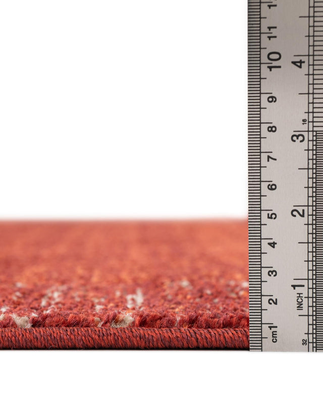 Terracotta 7' 10 x 7' 10 Del Mar Square Area Rug 100% Polypropylene Easy Clean Stain Resistant Vivid Modern Carpet Mat for Home Decor Interior Designing for Sale at Rug Engine