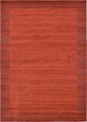 Terracotta 7' 10 x 11' Del Mar Rectangle Area Rug 100% Polypropylene Easy Clean Stain Resistant Vivid Modern Carpet Mat for Home Decor Interior Designing for Sale at Rug Engine