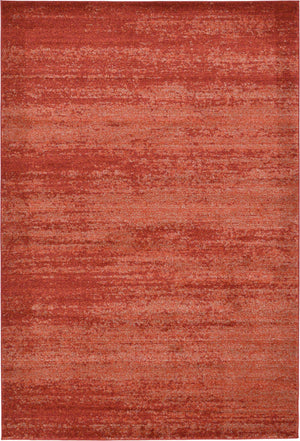 Terracotta 6' 1 x 9' Del Mar Rectangle Area Rug 100% Polypropylene Easy Clean Stain Resistant Vivid Modern Carpet Mat for Home Decor Interior Designing for Sale at Rug Engine