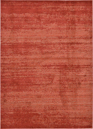 Terracotta 7' 10 x 11' Del Mar Rectangle Area Rug 100% Polypropylene Easy Clean Stain Resistant Vivid Modern Carpet Mat for Home Decor Interior Designing for Sale at Rug Engine