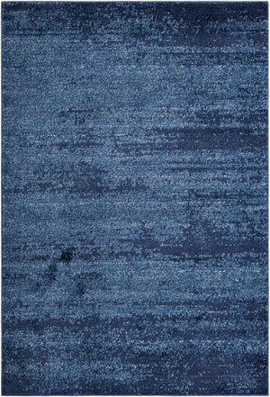 Navy Blue 6' 1 x 9' Del Mar Rectangle Area Rug 100% Polypropylene Easy Clean Stain Resistant Vivid Modern Carpet Mat for Home Decor Interior Designing for Sale at Rug Engine