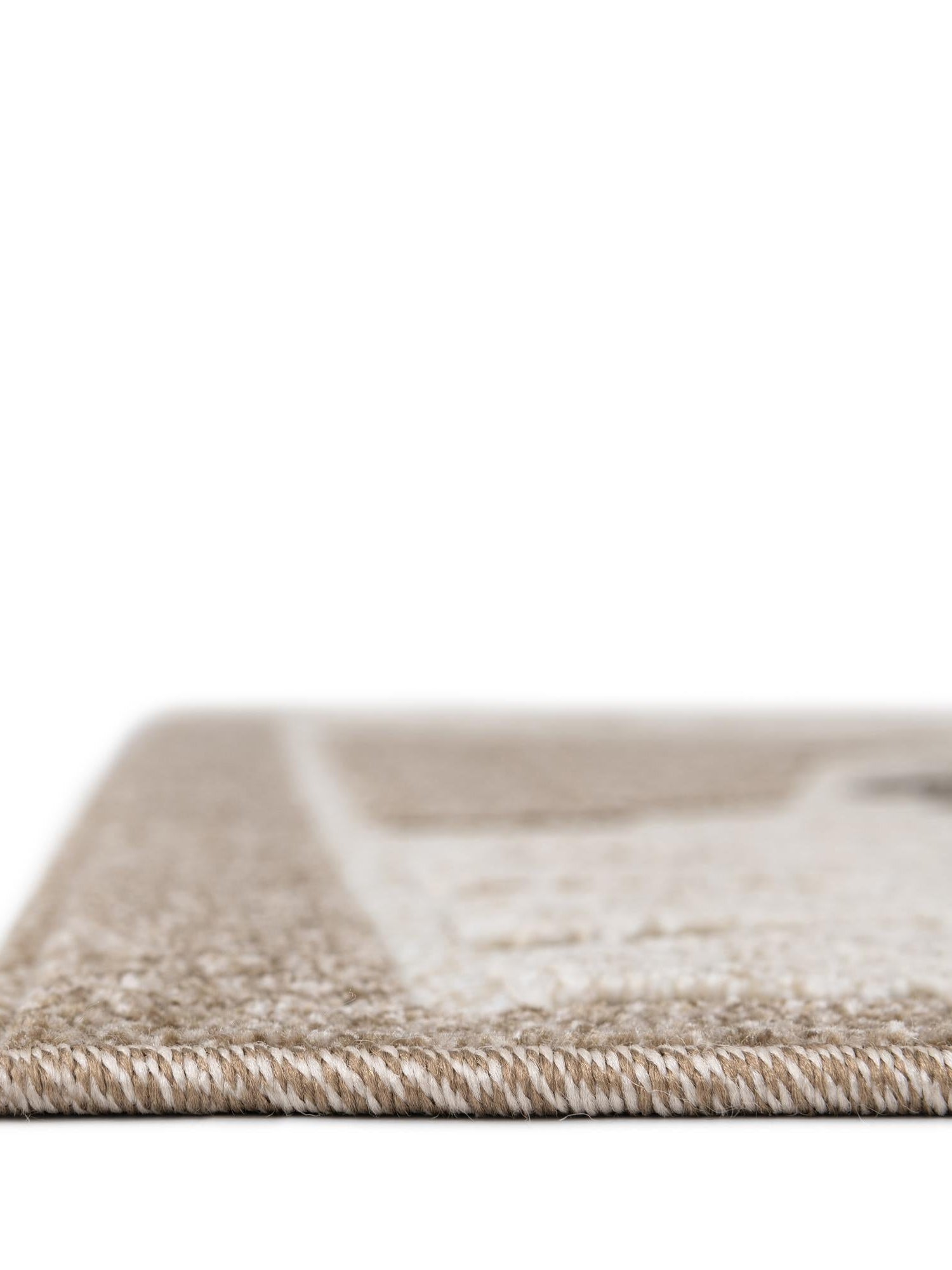 Beige 7' 10 x 11' Outdoor Botanical Rectangle Area Rug Weather Resistant for Patio, Deck, Terrace, Balcony, Porch Polypropylene Garden Floral Tropical Carpet for Sale at Rug Engine