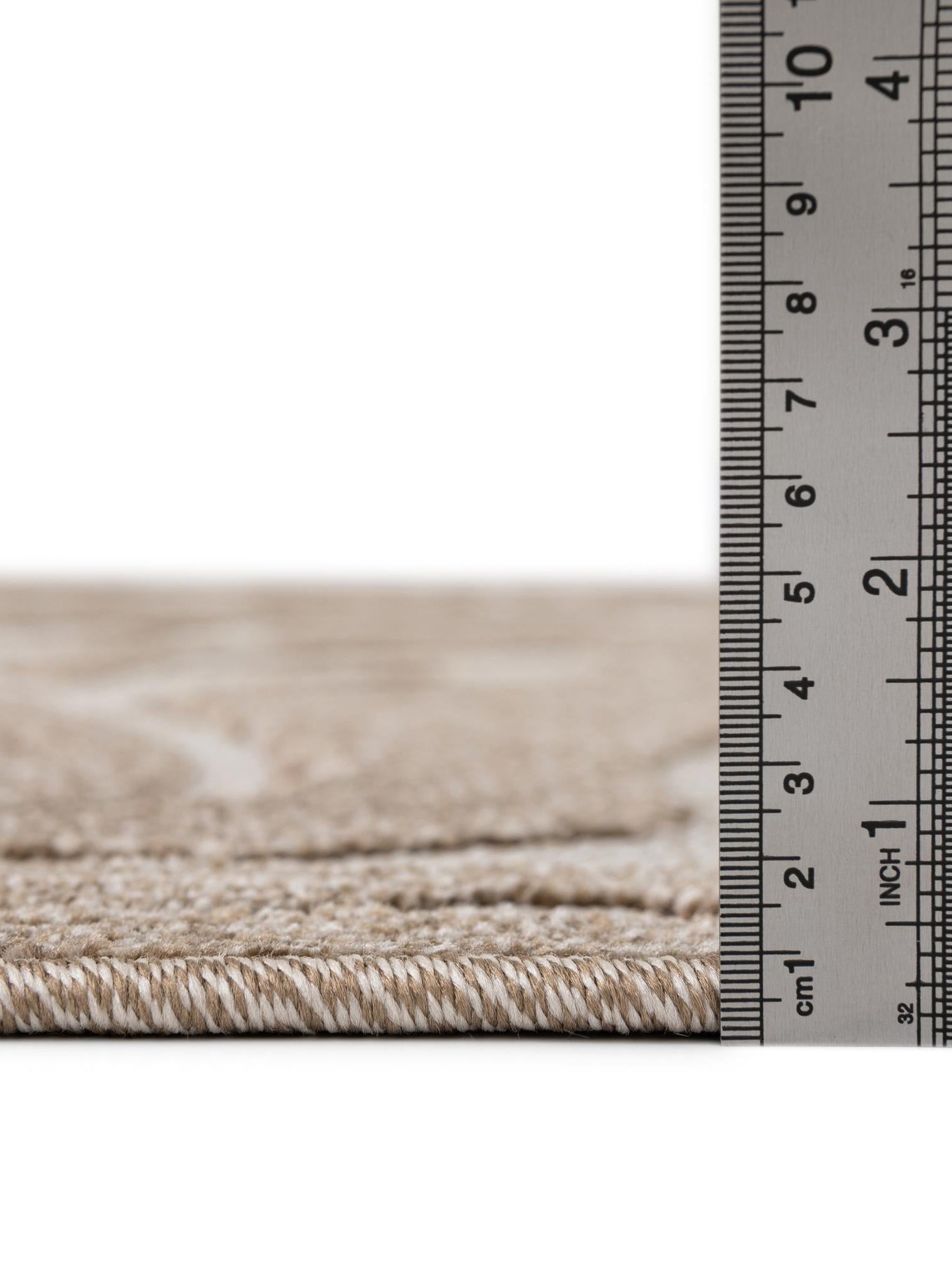 Beige 4' x 6' Outdoor Botanical Rectangle Area Rug Weather Resistant for Patio, Deck, Terrace, Balcony, Porch Polypropylene Garden Floral Tropical Carpet for Sale at Rug Engine