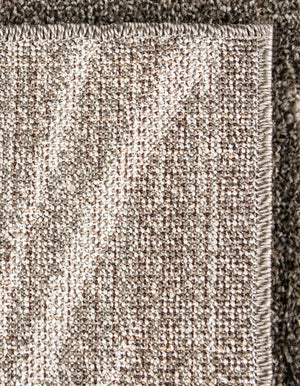Brown 9' x 12' 2 Outdoor Botanical Rectangle Area Rug Weather Resistant for Patio, Deck, Terrace, Balcony, Porch Polypropylene Garden Floral Tropical Carpet for Sale at Rug Engine