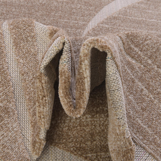 Beige 8' x 10' Outdoor Botanical Rectangle Area Rug Weather Resistant for Patio, Deck, Terrace, Balcony, Porch Polypropylene Garden Floral Tropical Carpet for Sale at Rug Engine