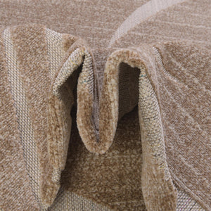 Beige 7' 1 x 10' Outdoor Botanical Rectangle Rug