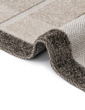 Beige 8' x 11' Outdoor Modern Rectangle Rug