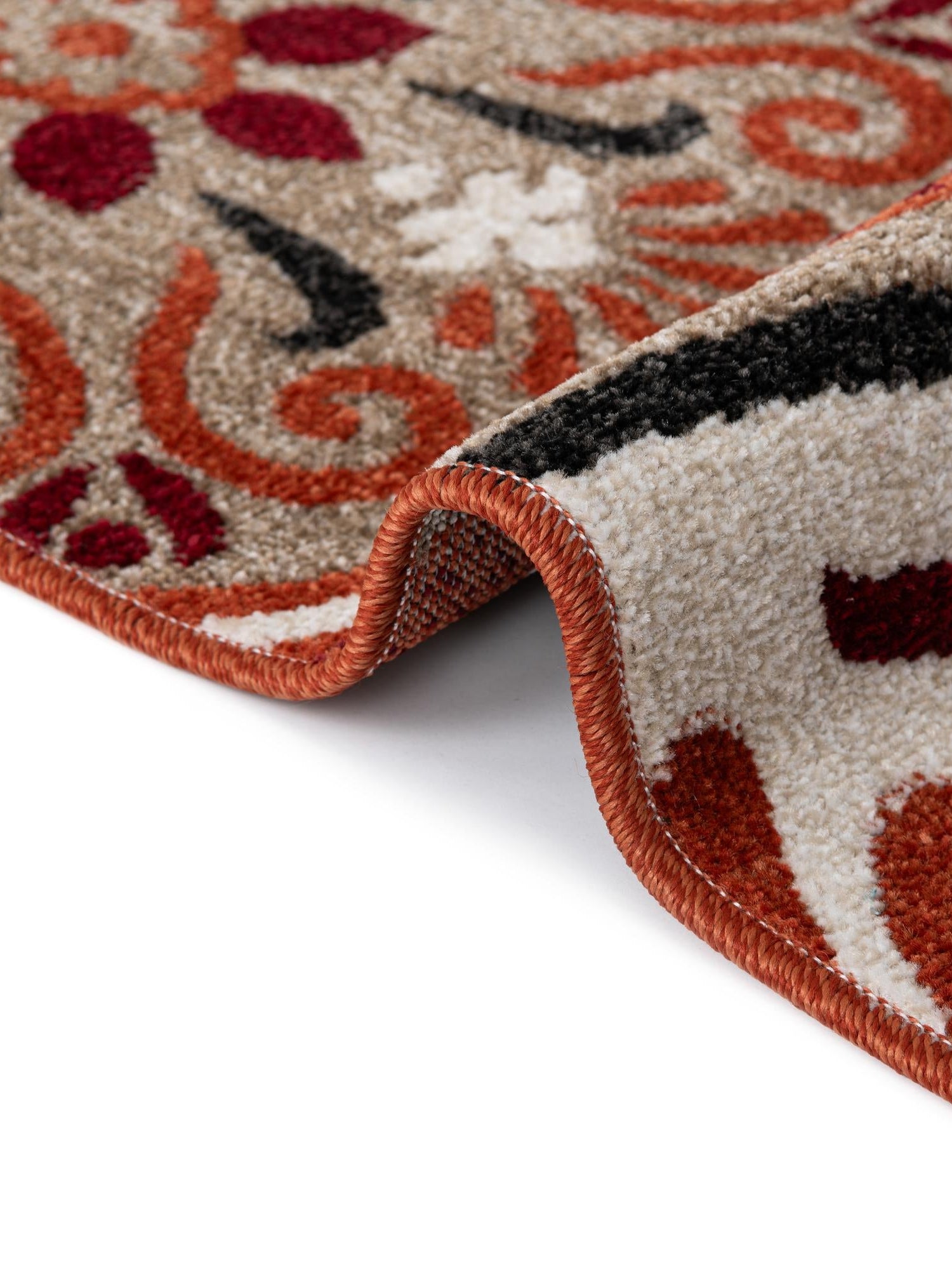 Terracotta 9' x 12' 2 Outdoor Modern Rectangle Area Rug Weather Resistant for Patio, Deck, Terrace, Balcony, Porch 100% Polypropylene Modern Outside Carpet for Sale at Rug Engine