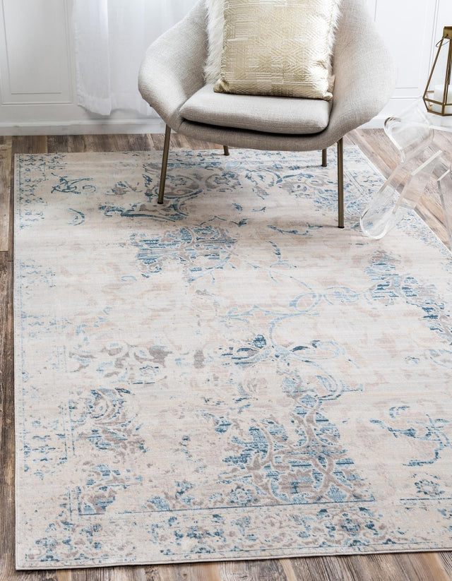 Dark Beige 4' 1 x 6' 1 Paris Rectangle Area Rug