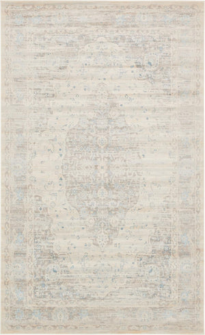 Dark Gray 5' 1 x 8' Paris Rectangle Area Rug