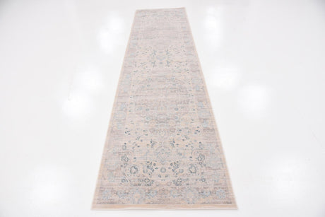 Dark Gray 2' 7 x 10' Paris Runner Area Rug Distressed Vintage Style Easy-Clean Carpet for Living Rooms, Kitchen, Bedrooms, Office, Dorms for Sale at Rug Engine