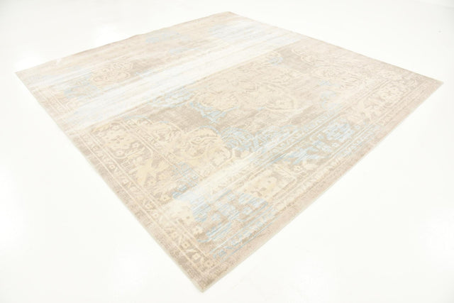 Dark Gray 8' x 8' Paris Square Area Rug