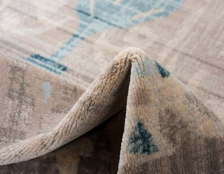 Dark Gray 8' x 10' Paris Rectangle Area Rug Distressed Vintage Style Easy-Clean Carpet for Living Rooms, Kitchen, Bedrooms, Office, Dorms for Sale at Rug Engine