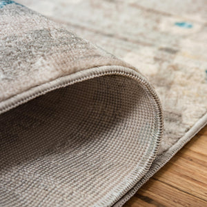 Dark Gray 8' x 8' Paris Square Area Rug