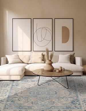 Dark Gray 8' x 8' Paris Square Area Rug