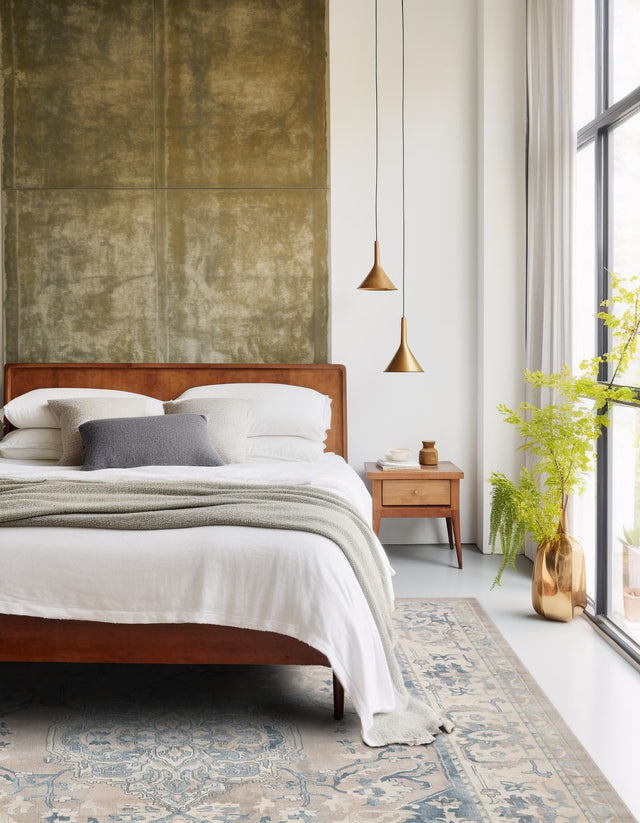 Dark Gray 8' x 8' Paris Square Area Rug